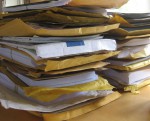 piles of manuscripts photo