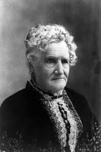 Esther Morris "to pettifoggers she showed no mercy." Wyoming Tribune