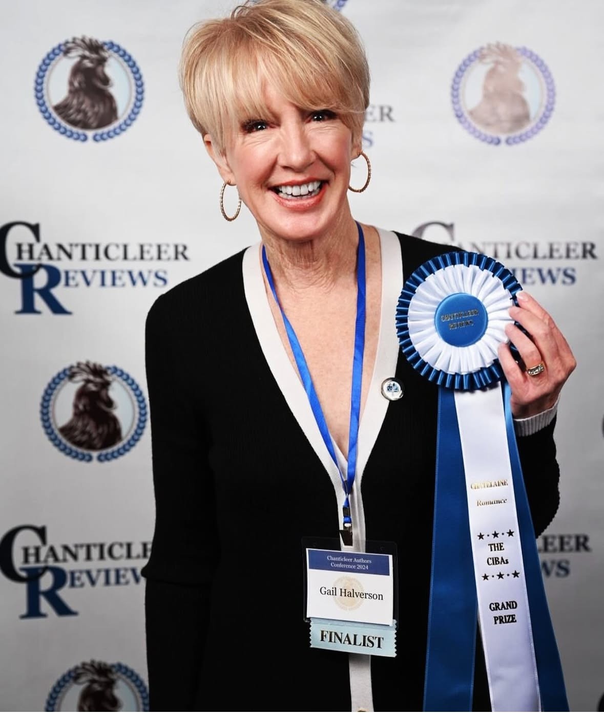 Chanticleer Book Reviews, CIBAs, woman, blonde, ribbons