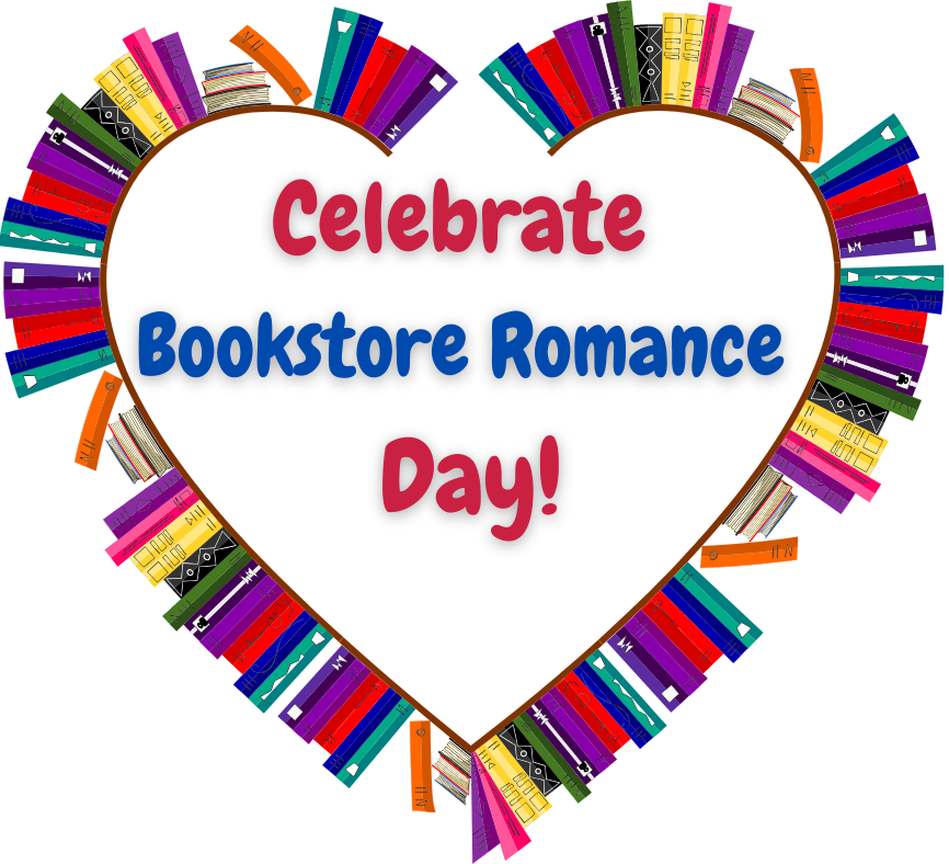 Bookstore Romance Day, books, heart